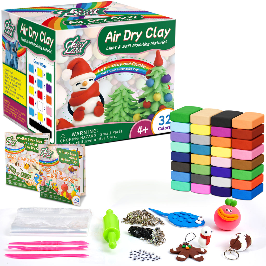 32 Colors Air Dry Clay Kit