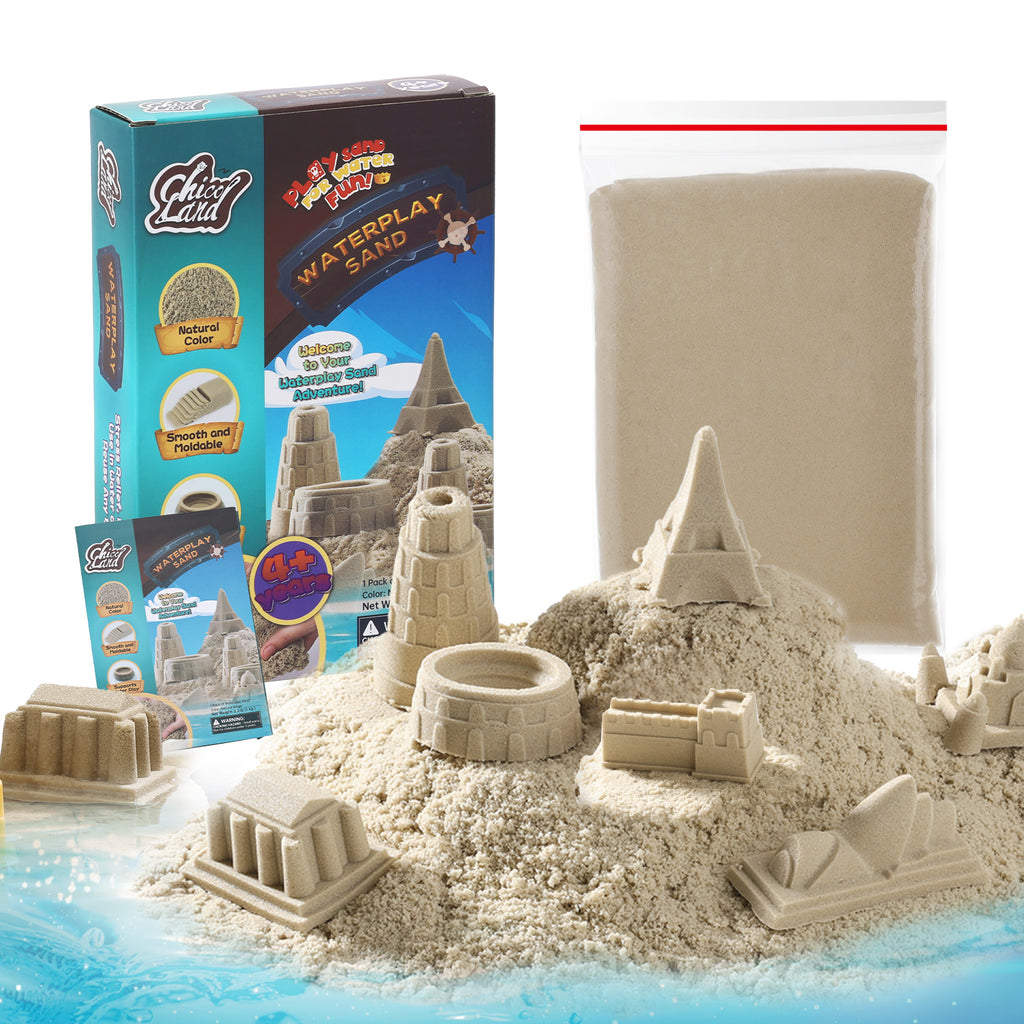 Waterplay & Sensory Sand Beige Color - 2.2lb