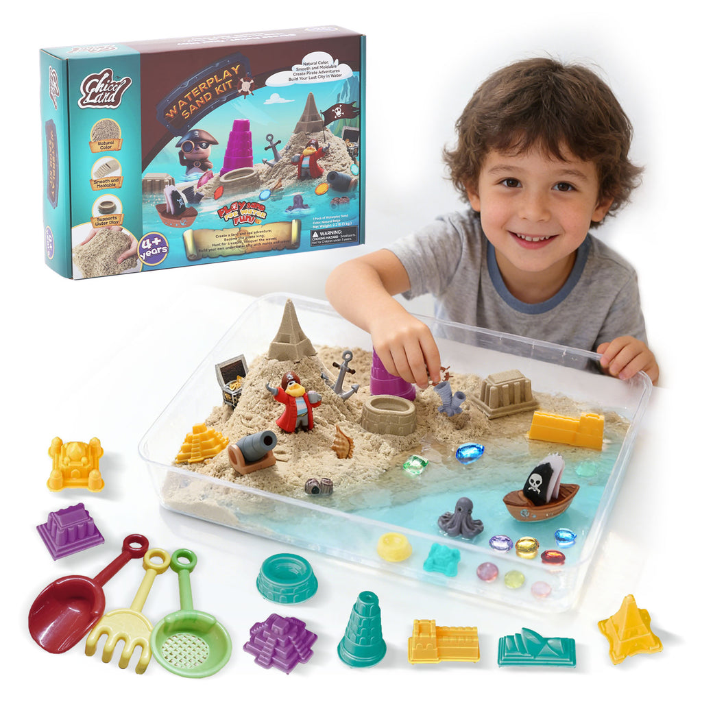 Waterplay & Sensory Sand Kit – Pirate Adventure