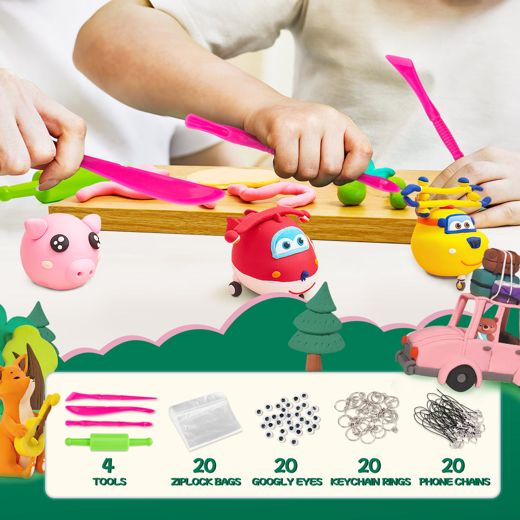 32 Colors Air Dry Clay Kit