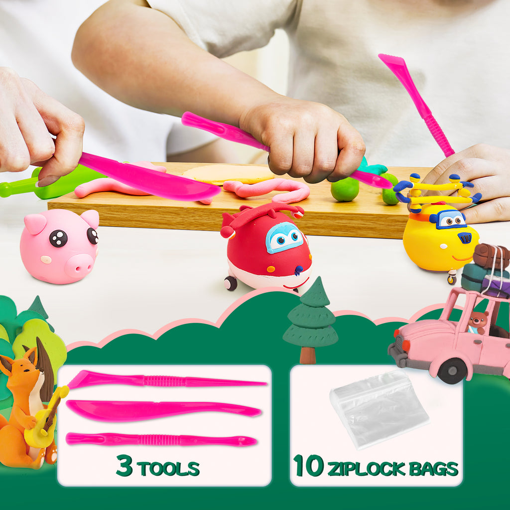24 Colors Air Dry Clay Kit