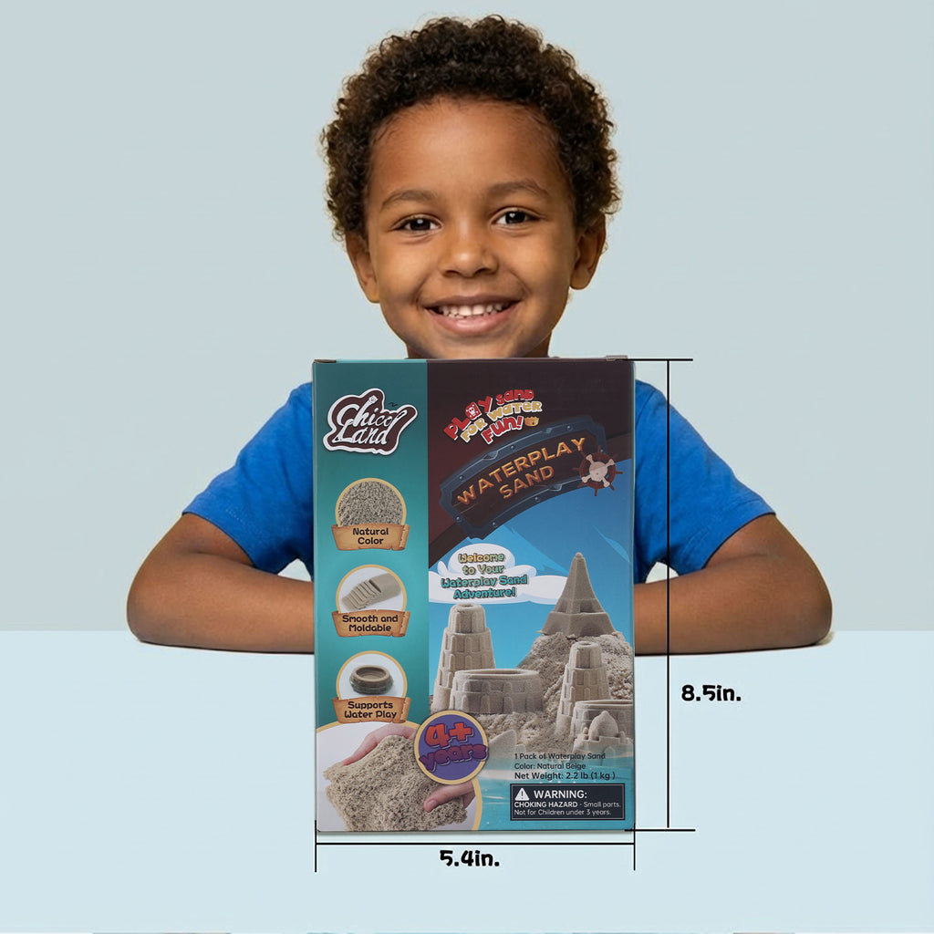 Waterplay & Sensory Sand Beige Color - 2.2lb