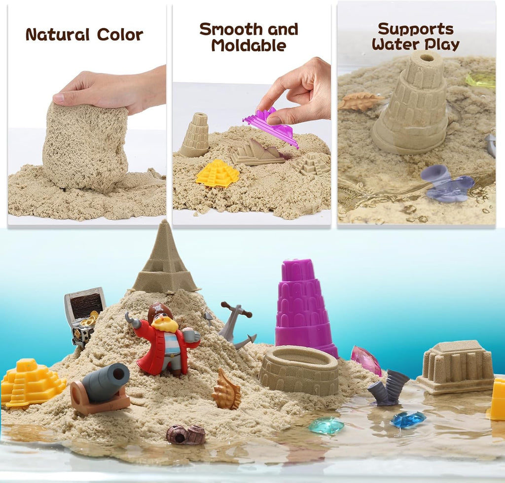 Waterplay & Sensory Sand Beige Color - 2.2lb